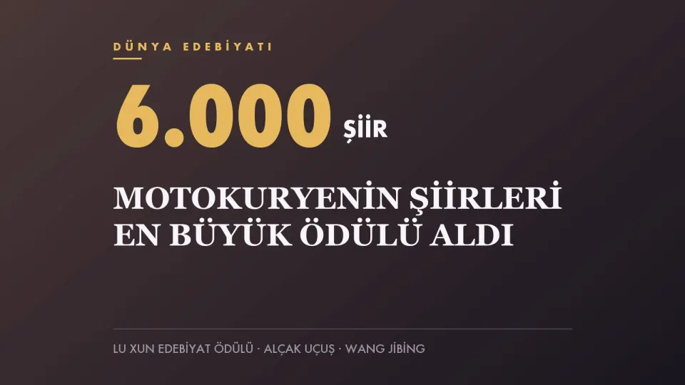 Lu Xun Edebiyat Ödülünü kazanan kurye şair Wang Jibing haberi için hazırlanan kapak görseli